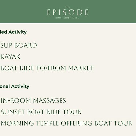 The Episode Boutique Hotel Surat Thani Exterior foto